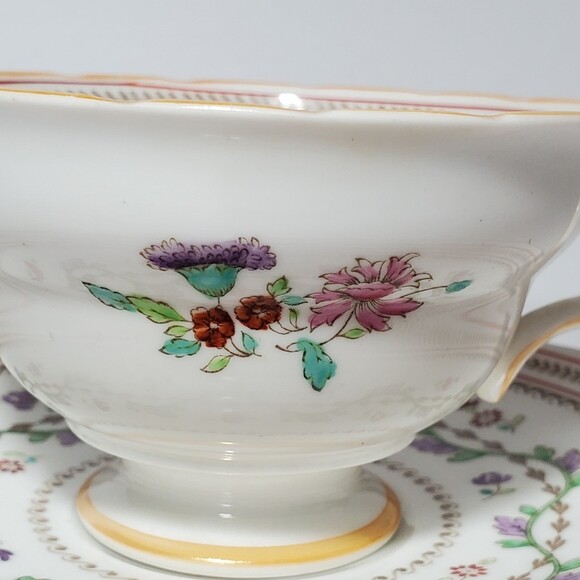 Copelands Grosvenor Teacup and Saucer Craigavon Floral - Picture 4 of 9